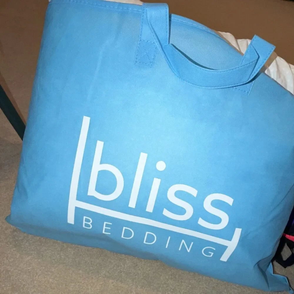 Bliss Bedding Down Alternative 2-Pack Bed Pillows Textured 20